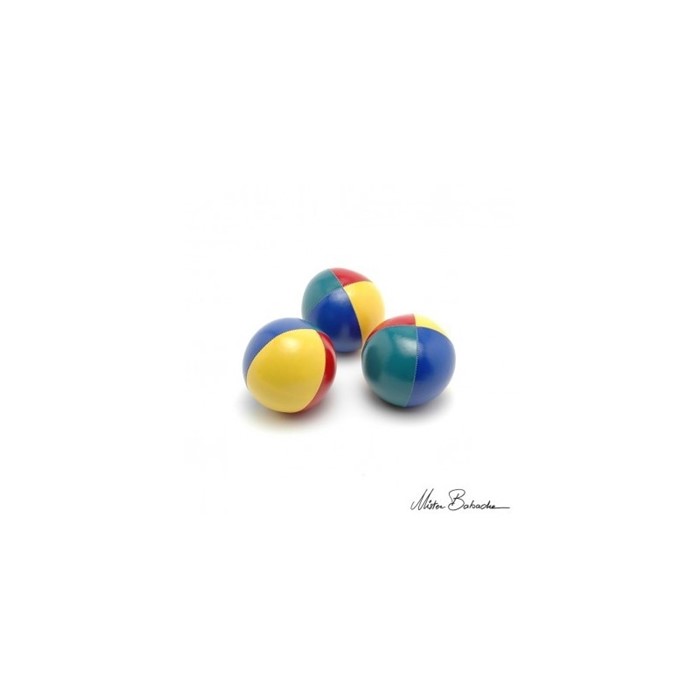 Мяч для классического жонглирования Beanbag JUMBO BEACH 4 цвета 500 гр 100 мм - фото 11580