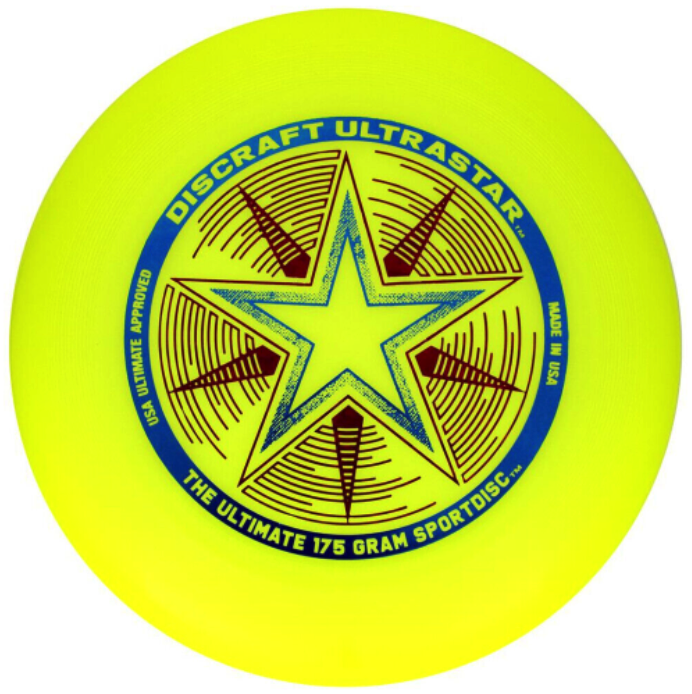 Летающий диск Discraft Ultra-Star 175г желтый - фото 12149