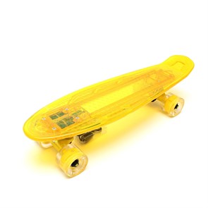 Скейт 22" светящийся Triumf Active желтый TLS-403 Yellow