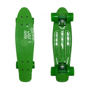 Скейт ecoBalance зеленый с зелеными колесами