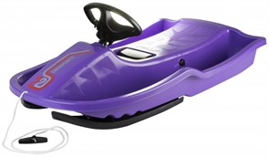 Снегокат-санки Stiga Snowpower Steering Sledge Purple Black фиолетовый