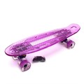 Скейт 22" светящийся Triumf Active розовый TLS-403 Purple - фото 10409