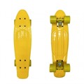 Скейт Ecobalance желтый с желтыми колесами - фото 11827