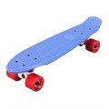 Скейтборд пластиковый Playshion 22" синий - фото 6500