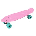 Скейтборд пластиковый Playshion 22" розовый - фото 7618