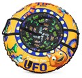 Надувные санки-ватрушка (тюбинг) Small Rider UFO (CZ) оранжевый тигренок - фото 8811