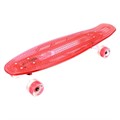 Скейтборд 27" с подсветкой и светящимися колесами Playshion FS-LS002 красный - фото 8965