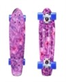 Скейтборд пластиковый Playshion 22" фиолетовый космос - фото 9977